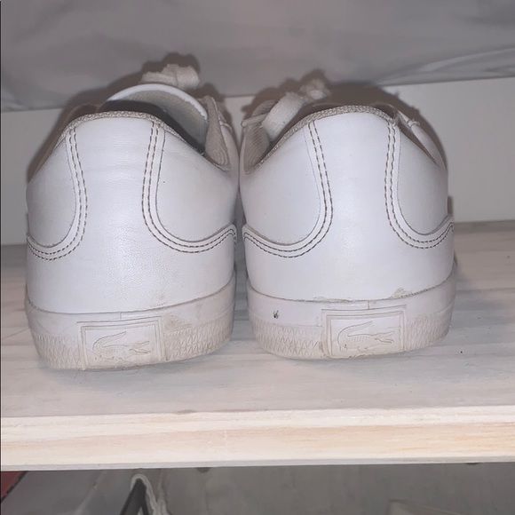 SOLD White Lacoste Shoes - Picture 4 of 5